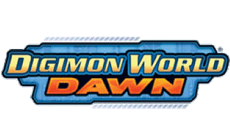 Digimon World Dawn title screen for Nintendo DS